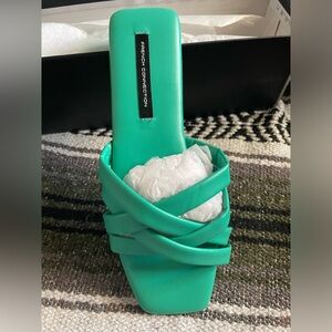 French Connection Shore Slip-On Sandal Green